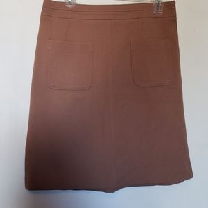 Ann Taylor Tan Skirt  size 8 nwt
